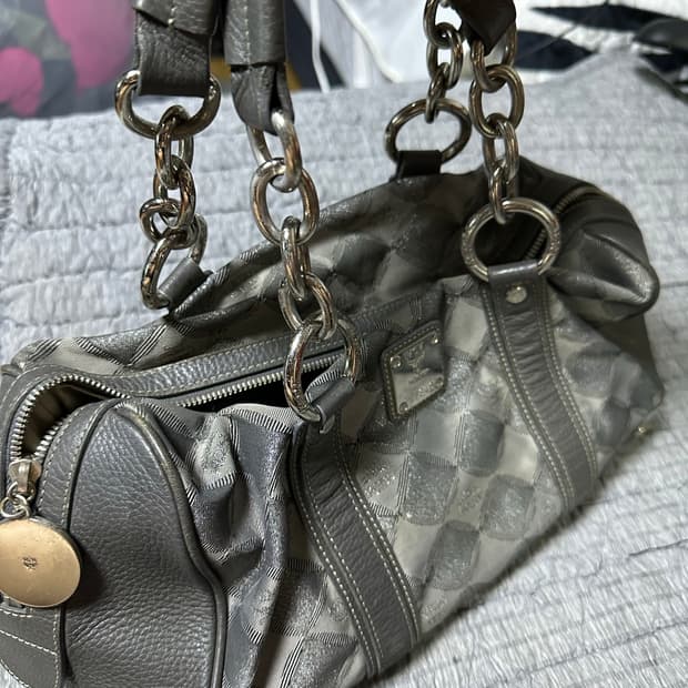 MCM 은장 체인 숄더백 토트백