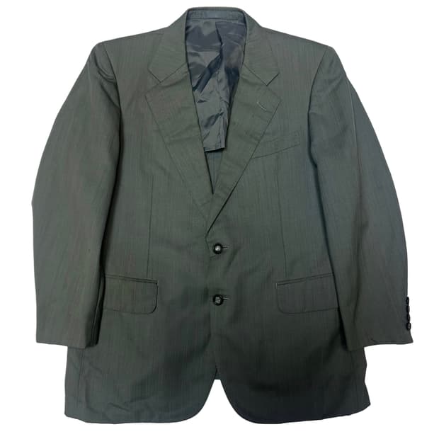 버버리 카키 울블레이저 100