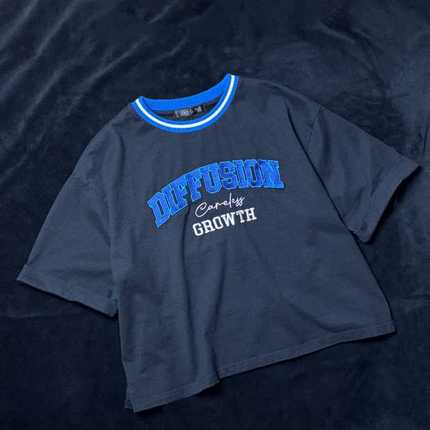 일본빈티지 CHIP CLIP 크롭티