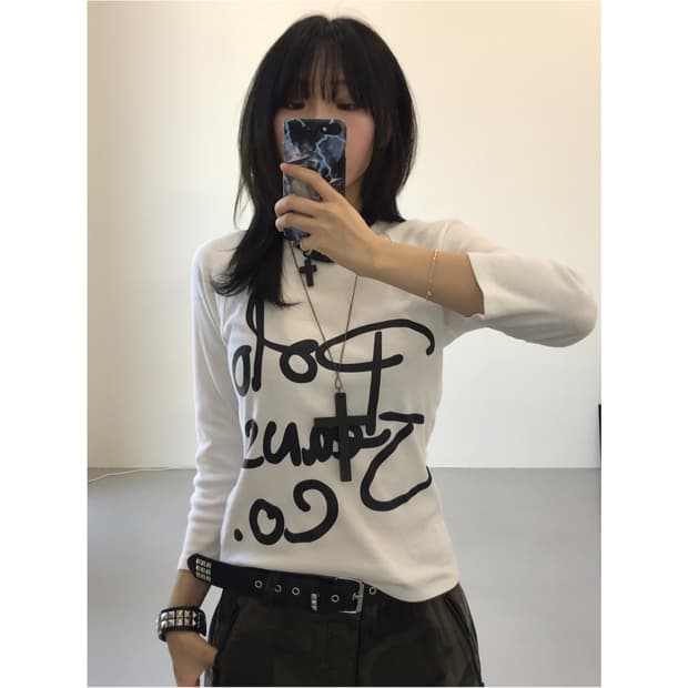 Polo Jeans Graphic Long Sleeve T-Shirts