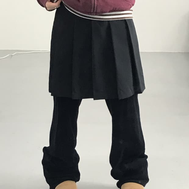 Jpn Black Midi Skirts