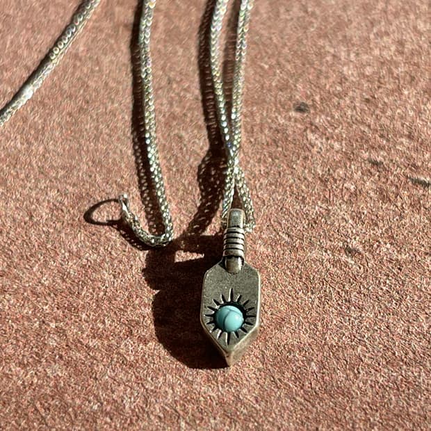 빈티지 터키석 팬던트 목걸이