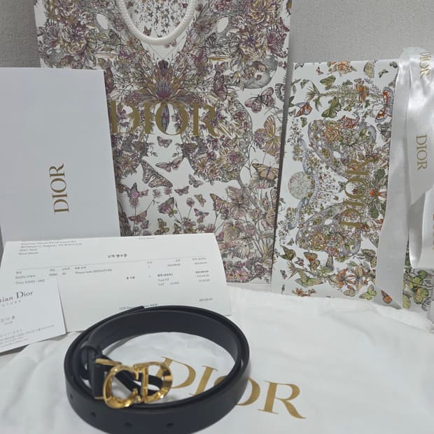 [새상품] 디올 새들 벨트 80Size, 20mm