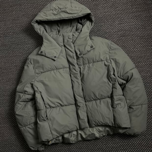 자라 후드 푸퍼 숏 패딩 점퍼y 4004