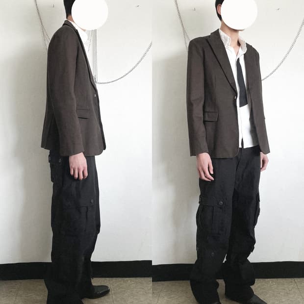 입생로랑 리브고슈 by 톰포드 04ss 히든버클 블레이져