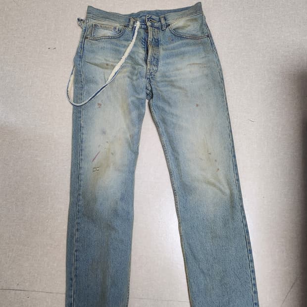 22ss 메종 마르지엘라 더티워싱 포켓 데님