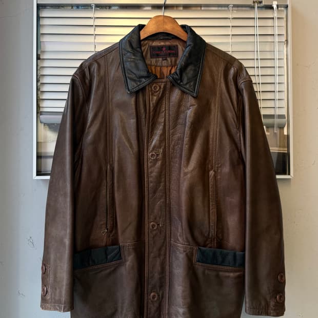 CHARLES JOURDAN goatskin leather jacket