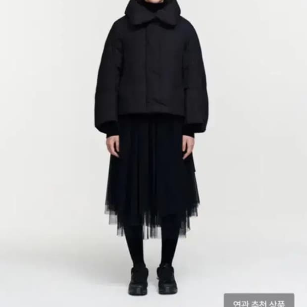 택포)버뮬라 하이넥 푸퍼 자켓 패딩 블랙