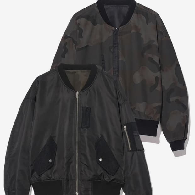 리버시블 ma1자켓