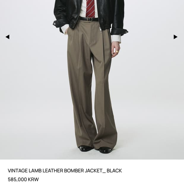 토니웩 빈티지 레더 자켓 