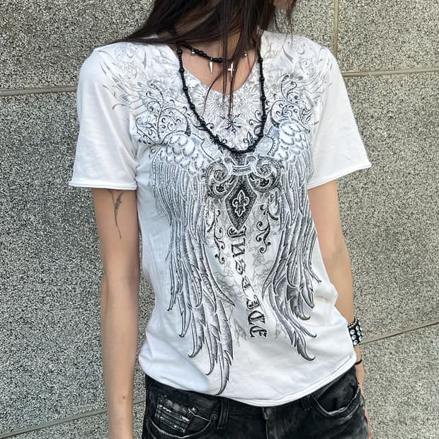Buckaroo Wing Embroidered Tee