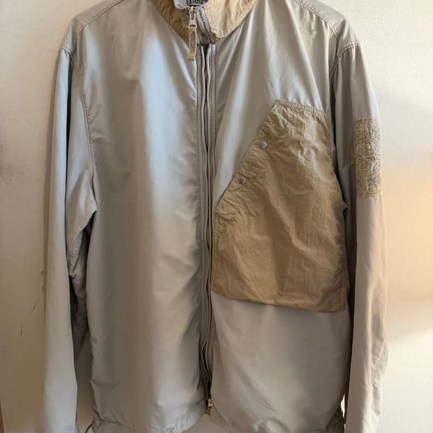 스톤아일랜드 브러쉬드 나일론 오버셔츠 XL