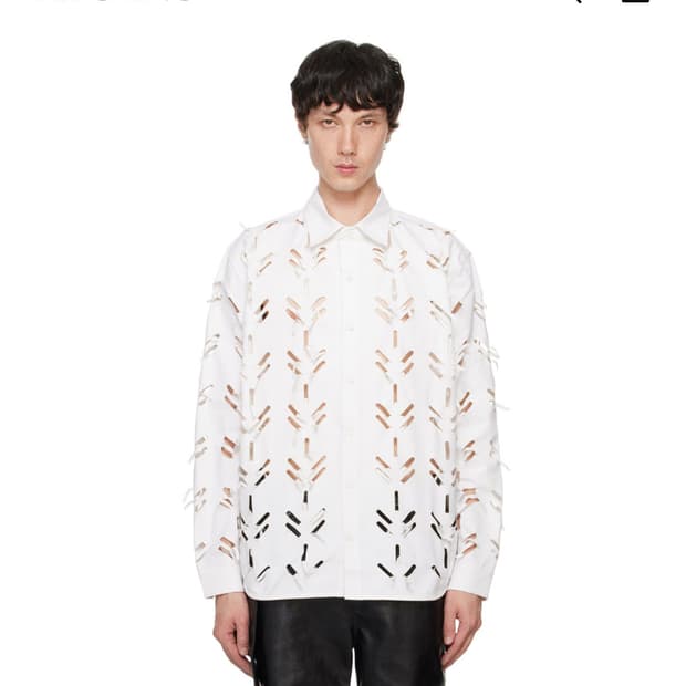 JUNTAE KIM Lazer Slashed Shirts 준태킴 셔츠