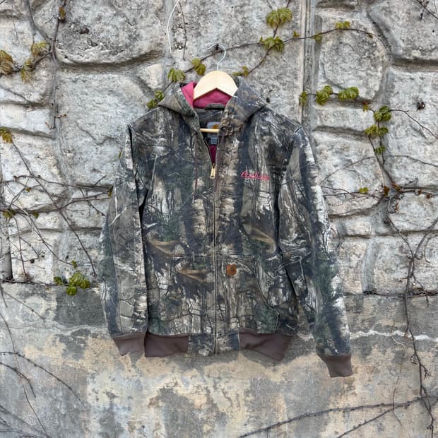 칼하트 빈티지 덕 액티브 리얼트리 후드 자켓