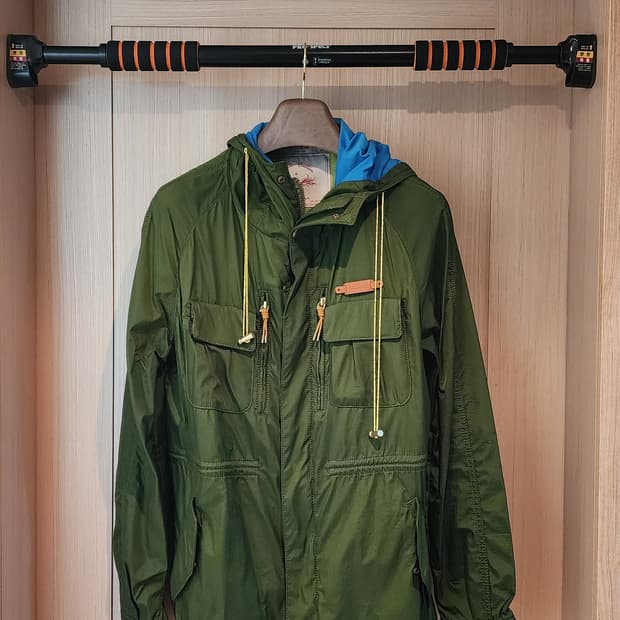 자라 데님 꾸뛰르 그린 자켓 100