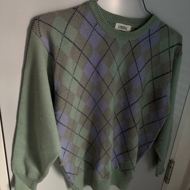 argyle knit