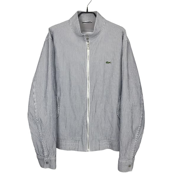 라코스테 Lacoste 스트라이프 블루종 자켓 남성L (100)