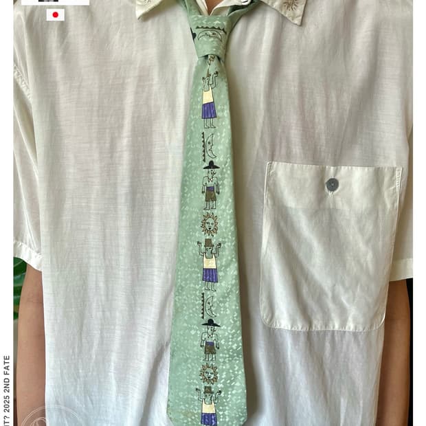 90s FICCE by Konishi Yoshiyuki Silk Tie