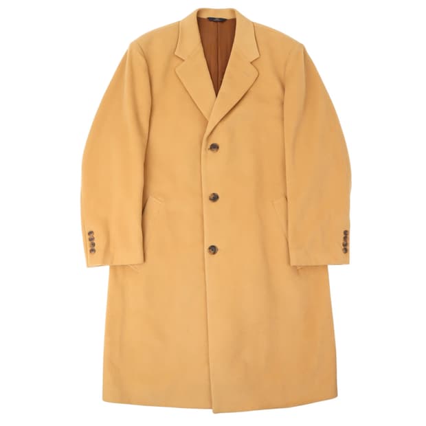 브룩스브라더스 346 베이지 캐시미어 울 싱글 코트