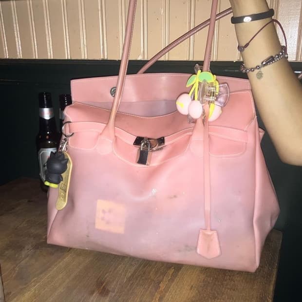 젤리 버킨백 (라이트 핑크)