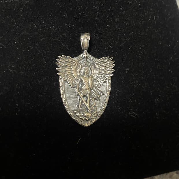 실버 925 가디언 쉴드 펜던트