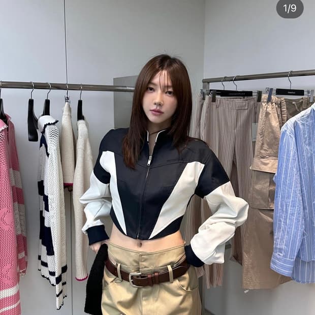 새상품/구할수없는/약30%저렴)인스턴트펑크 웨스턴블루종점퍼-네이비FREE