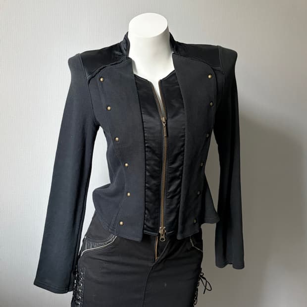 HIROKO BIS Double Zip Structured Jacket