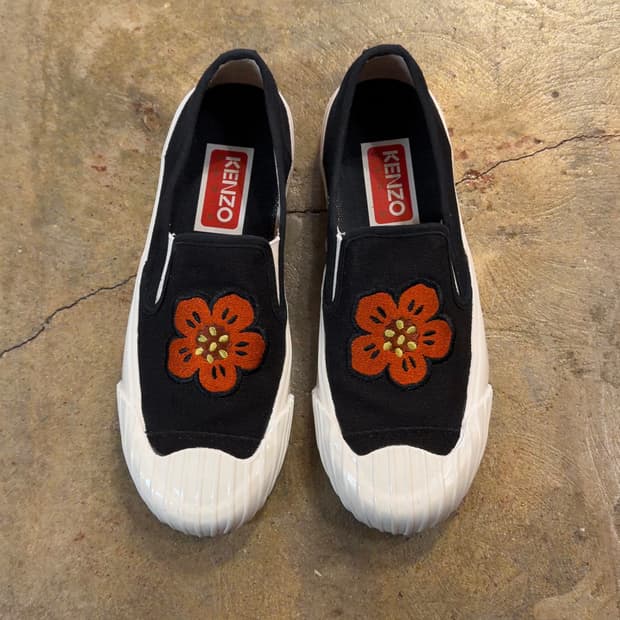 겐조 스쿨로고 패치 우먼 스니커즈