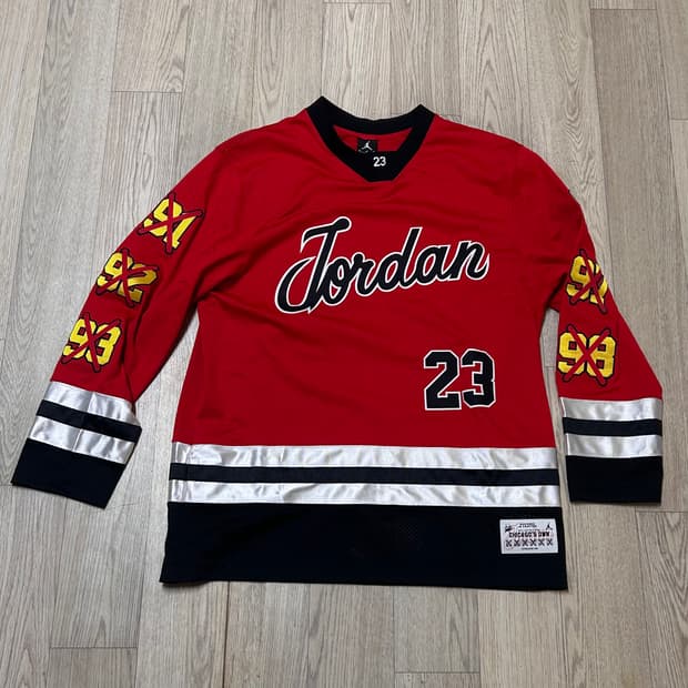 나이키 조던 메쉬 하키 탑 레드 100-105