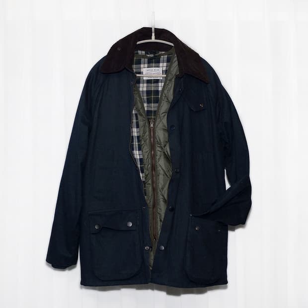 솔리드블루 왁스 자켓+다운 조끼 라이너 세트 (50 / 100-105)