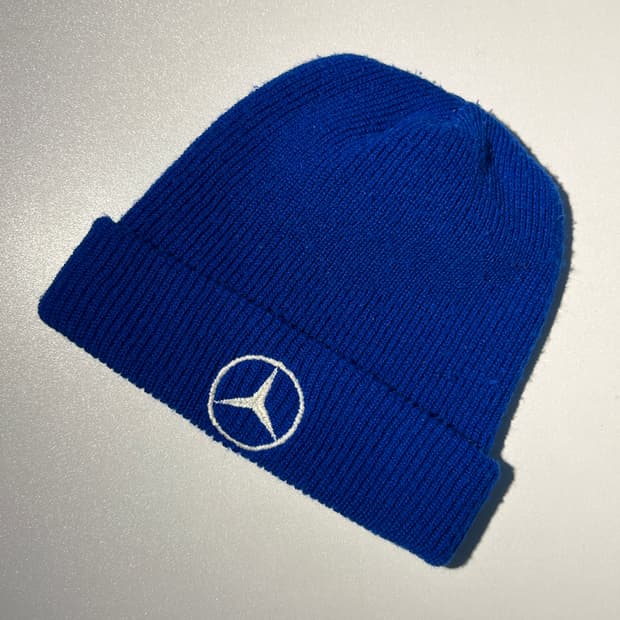 빈티지 90s Mercedes Benz 로고 비니