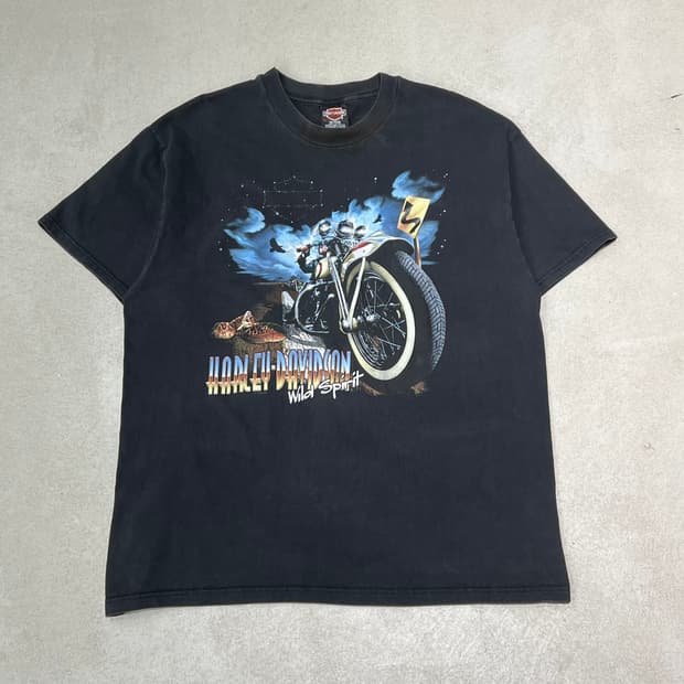 usa 할리 데이비슨 프린팅 반팔티 s09958
