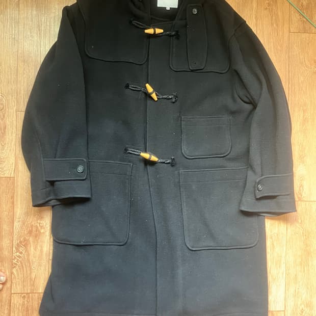 에스피오나지 - 와이드 더플 코트 (블랙)