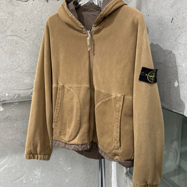 스톤 아일랜드 리버시블 후디 자켓