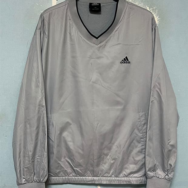 아디다스 남자 웜업 바람막이 춘추 브이넥 L 100 