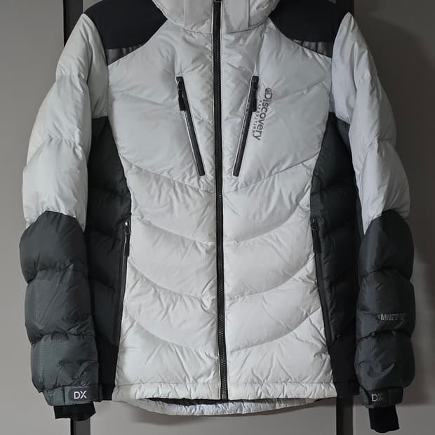 디스커버리 여성 고어 윈드스토퍼 덕다운패딩.    싸이즈 95  