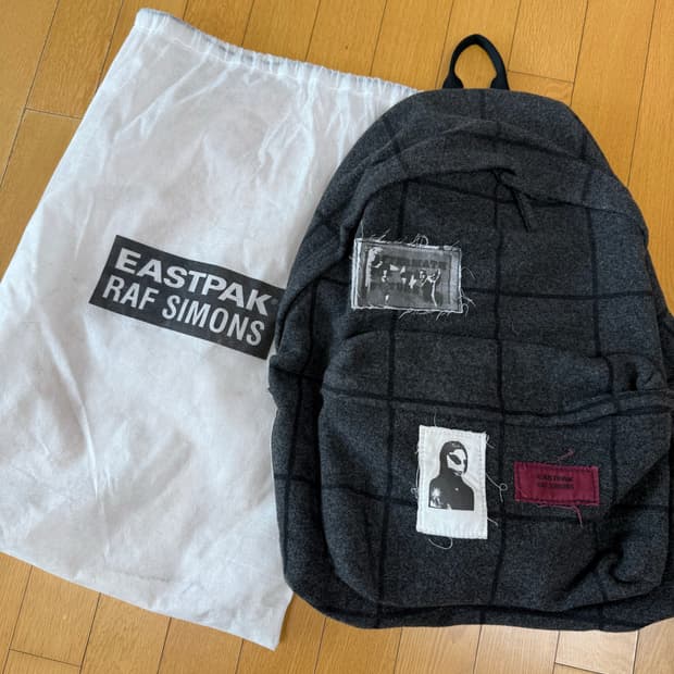 라프시몬스 이스트팩 08fw 패치 백팩