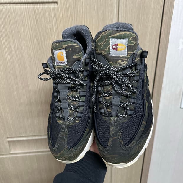 나이키 에어맥스 95 칼하트 WIP 카모 260mm