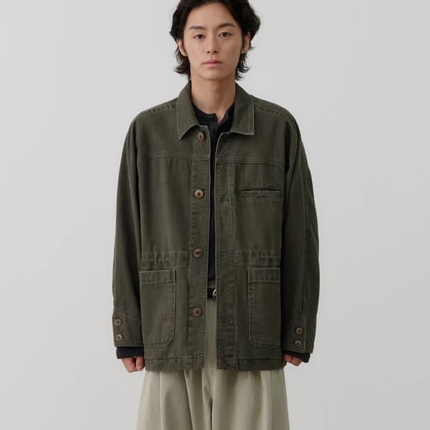 노운 faded chore jacket