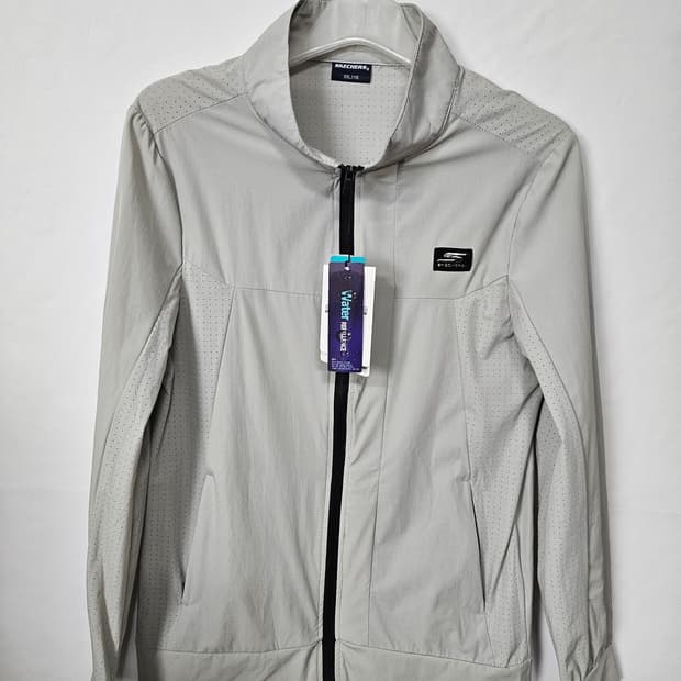 스케쳐스 남성 바람막이매쉬 점퍼 그레이 95 M 새제품