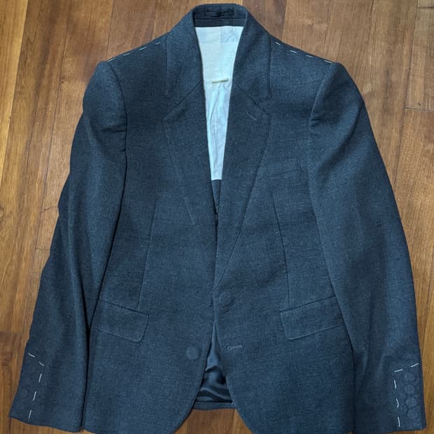 메종 마틴 마르지엘라 X h&m 페이크 블레이저 자켓