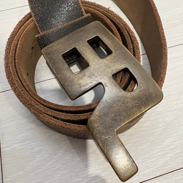 ERL 로고 버클 벨트