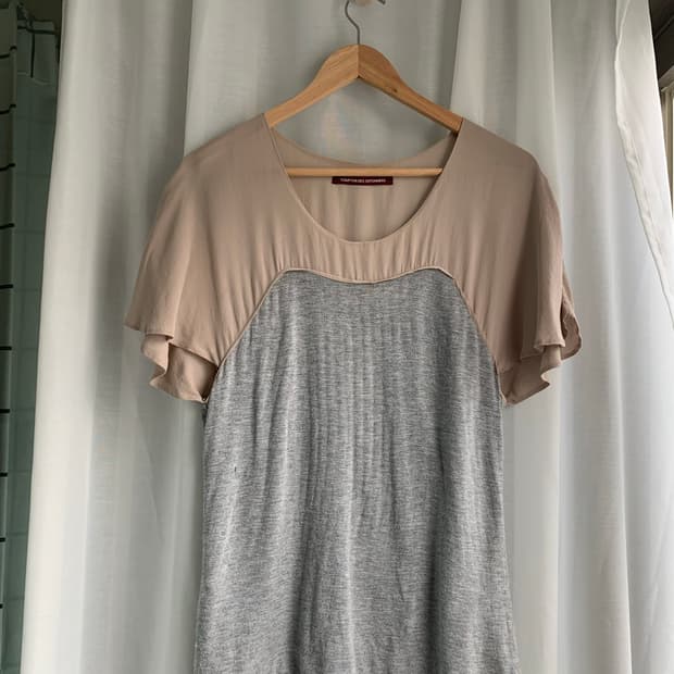 Beige & Grey Panel T