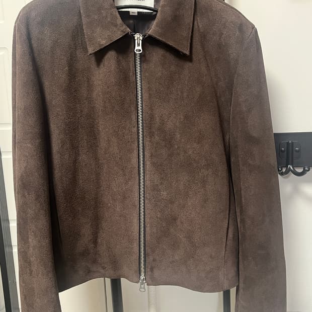 토니웩 스웨이드 지퍼 자켓 50(L) 다크브라운