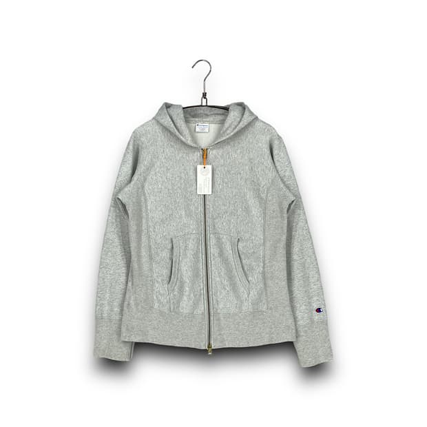 챔피온 리버스위브 로고 후드 집업