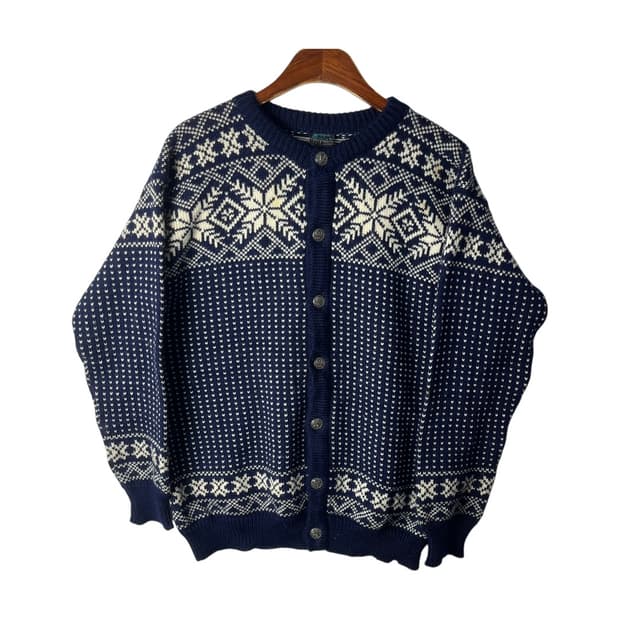 [Dale Of Norway] 데일오브노르웨이 은장 노르딕 울 가디건