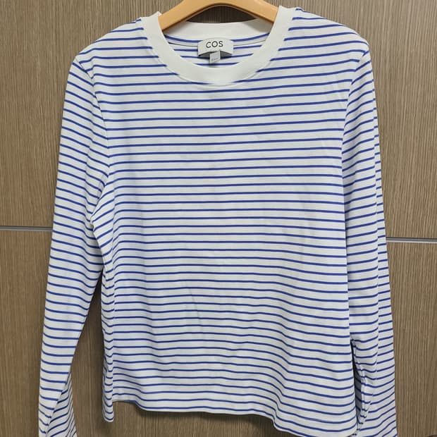 코스 스트라이프 단가라 긴팔티 s