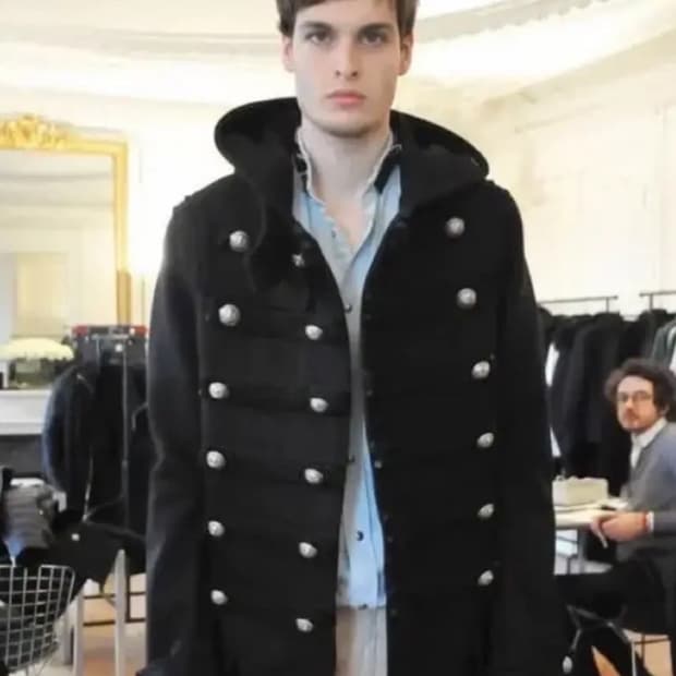 [46] AW12 Balmain Napoleon Coat
