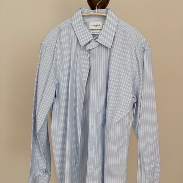 송지오 스트라이프 셔츠 95사이즈
