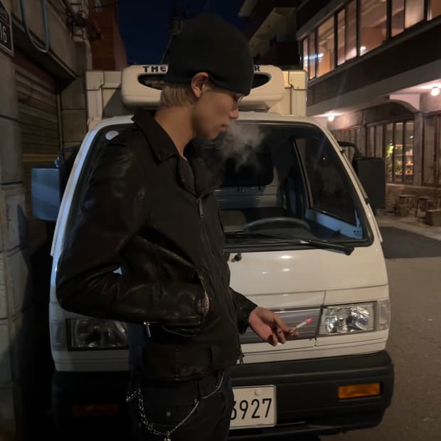 Goa shell leather jacket